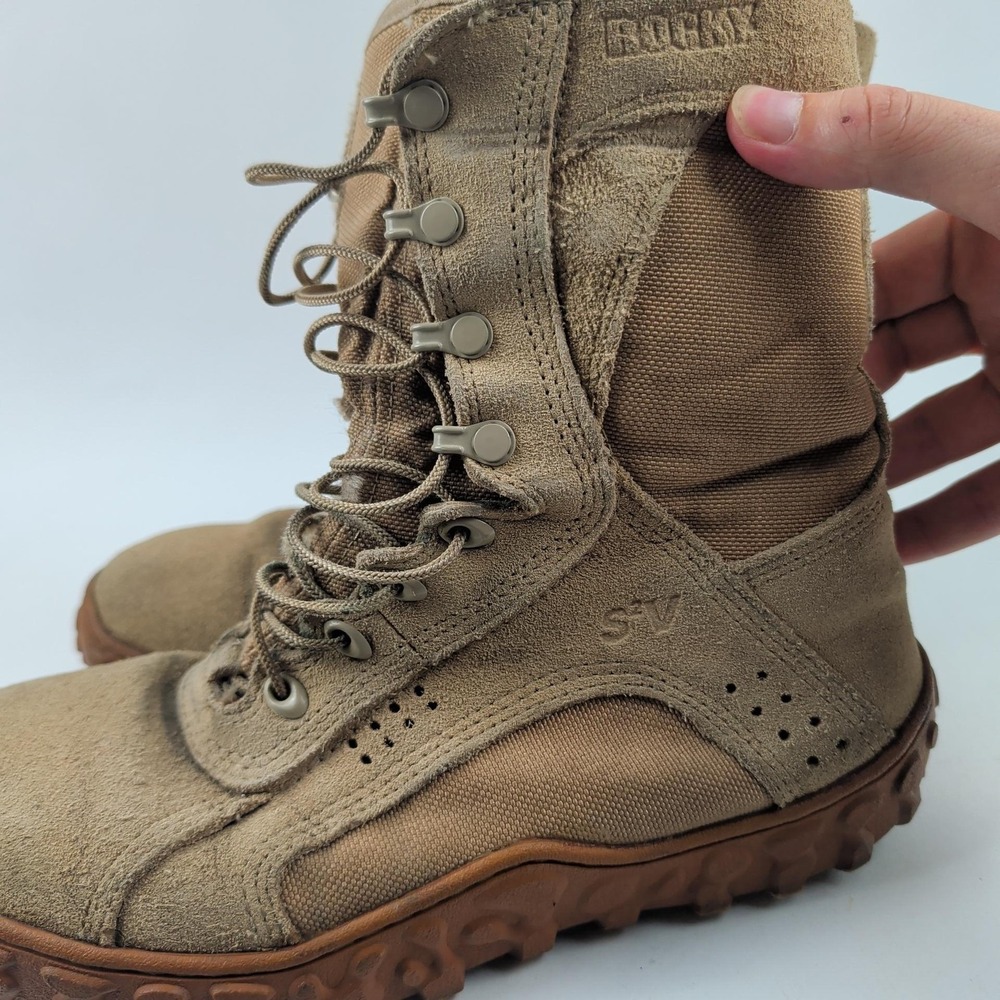 Rocky Boots Mens Size 10 Tan S2V Special Ops Vibram Military‎ Tactical Made USA - Picture 4 of 10